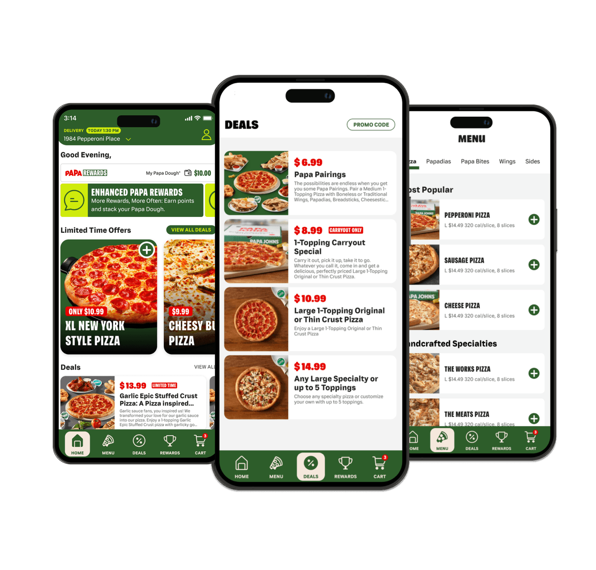 Papa Johns Mobile App